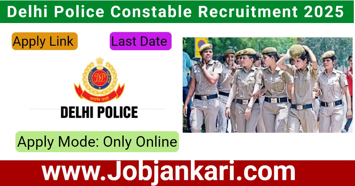 Delhi Police Constable Recruitment 2025