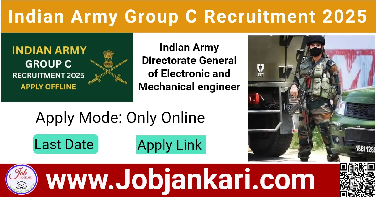Indian Army Group C Recruitment 2025