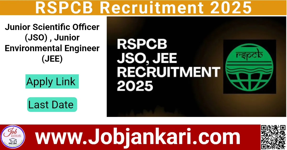 RSPCB Recruitment 2025