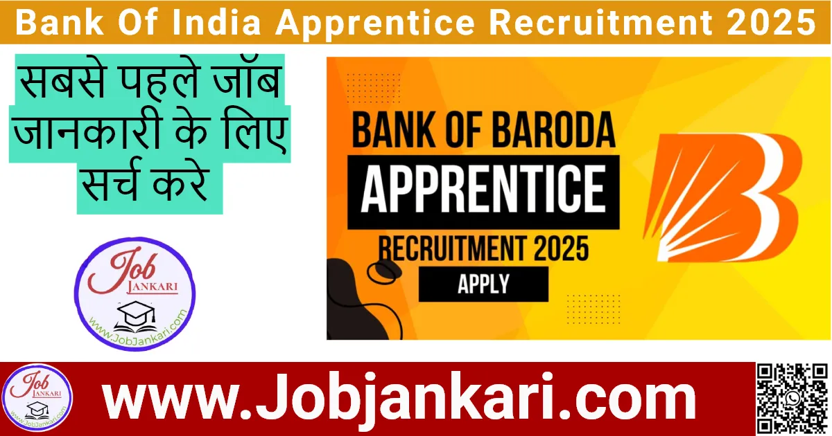Bank Of India Apprentice Recruitment 2025