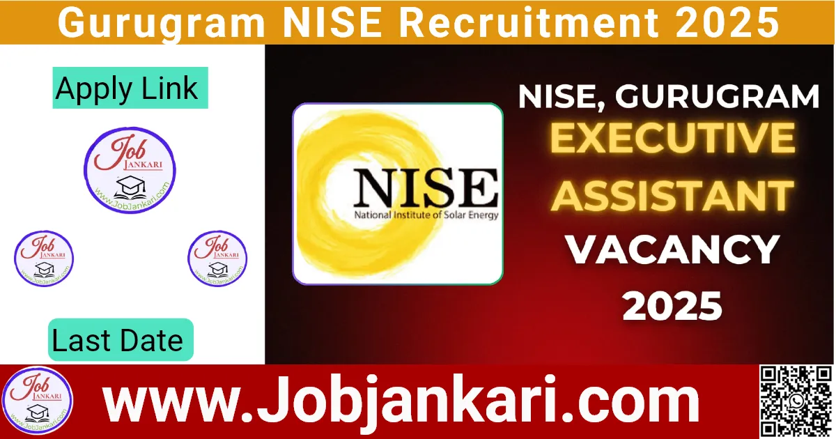 Gurugram NISE Recruitment 2025