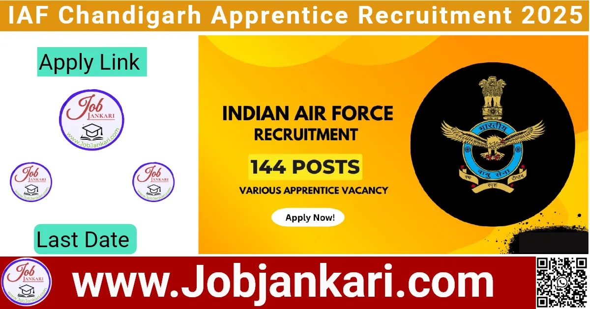 IAF Chandigarh Apprentice Recruitment 2025