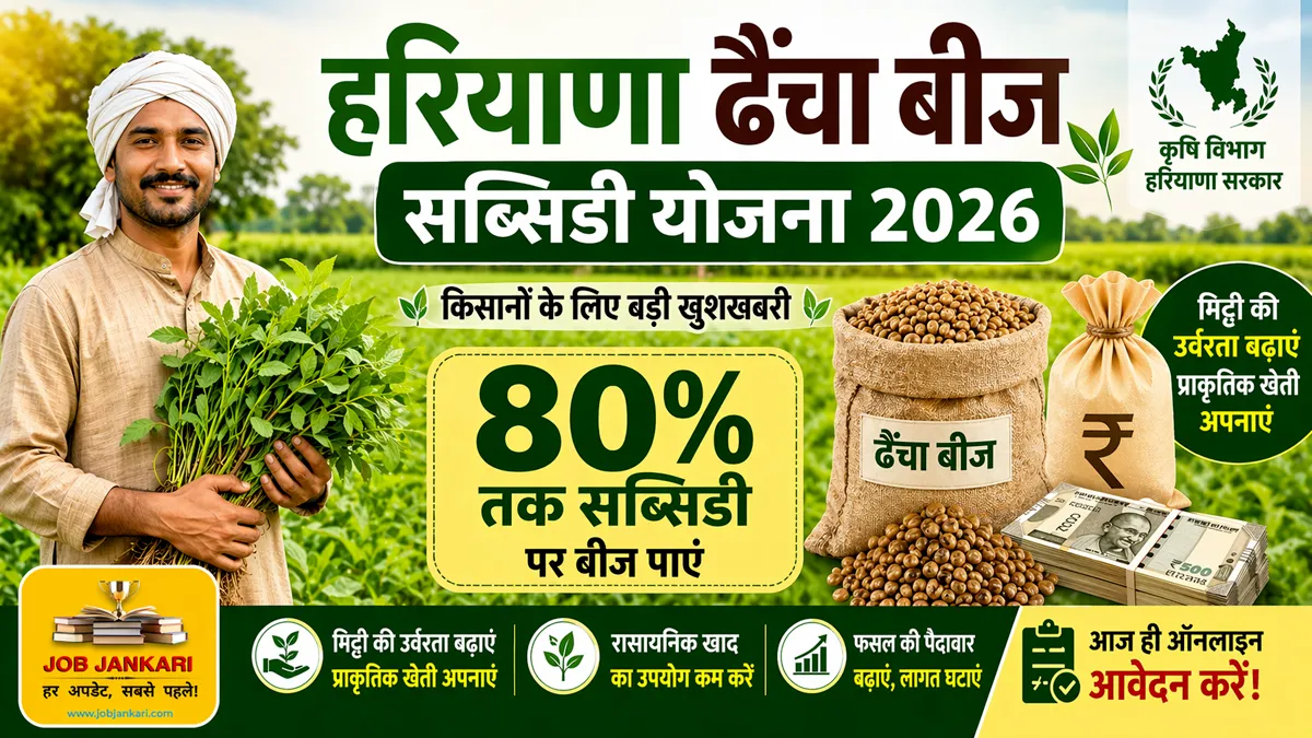 Haryana Dhaincha Seed Subsidy Scheme 2026