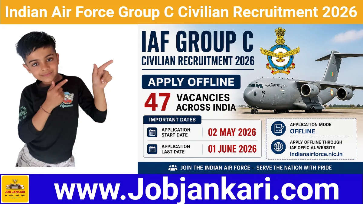 Indian Air Force Group C Civilian Recruitment 2026